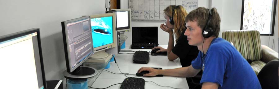 professional underwater video editing and production training